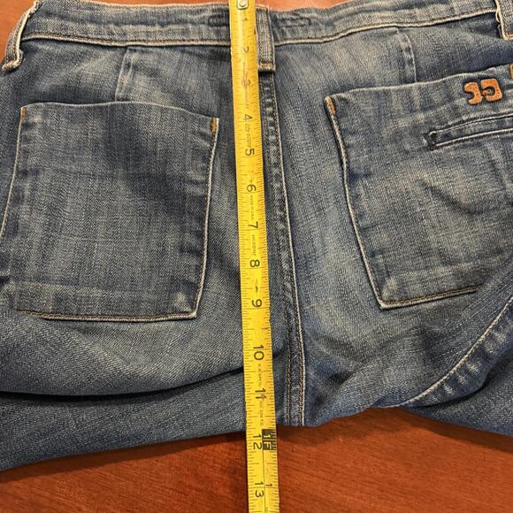 Joe's Jeans Harvey Wash Bermuda Shorts Blue Denim Size 27 Stretch Walking Shorts - Picture 10 of 15